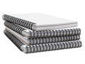Stack of spiral notebooks Royalty Free Stock Photo