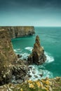 Stack at Stackpole, Pembrokeshire Royalty Free Stock Photo