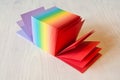 Stack of Sticky Note Pads Royalty Free Stock Photo