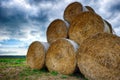 Stack of straw bales