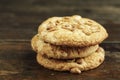 Stack of sweetmeal digestive biscuits