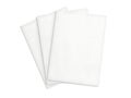 Stack of three blank white sheets of paper Royalty Free Stock Photo