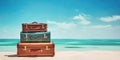 Suitcases on the Beach, Generative AI