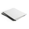 Stack of three white paper sheets Royalty Free Stock Photo