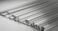 Stack of Transparent Glass or Acrylic Bars Royalty Free Stock Photo