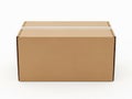 Stack of two empty cardboard boxes Royalty Free Stock Photo