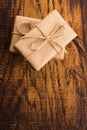 Stack of two holiday gifts Royalty Free Stock Photo
