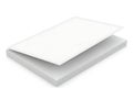 Stack of two white pristine paper sheets Royalty Free Stock Photo