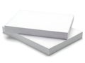 Stack of two white pristine paper sheets Royalty Free Stock Photo