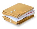 Stack of used envelops Royalty Free Stock Photo