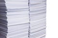 Stack of used paper for reuse Royalty Free Stock Photo