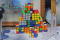 Used Rubik Cubes