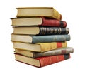 Stack of vintage books Royalty Free Stock Photo