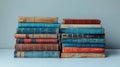 Stack of Vintage Books Royalty Free Stock Photo