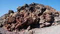 Vulcanic stones in Santorini, Greece