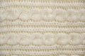 Stack of Warm knitwear close-up. Woolen knit texture as background