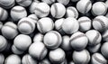 The Stack of White Baseballs