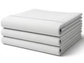 Stack of white bed sheets Royalty Free Stock Photo