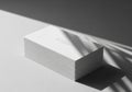 A stack of white business cards with embossed \