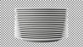 Stack of White Ceramic Plates Royalty Free Stock Photo