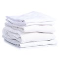 Stack white clothes t-shirt, sweater, jeans