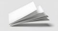 Stack of white and gray paper sheets Royalty Free Stock Photo