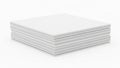Stack of white lined paper sheets ready for use in office or school settings Royalty Free Stock Photo