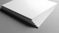 Stack of White Paper on a Gray Surface Royalty Free Stock Photo