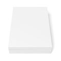 Stack of white paper Royalty Free Stock Photo