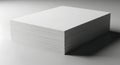 Stack of White Paper Royalty Free Stock Photo