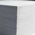 Stack of White Paper Sheets Royalty Free Stock Photo