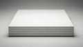 Stack of white paper sheets Royalty Free Stock Photo
