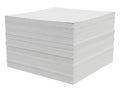 Stack of white paper sheets isolated on white background Royalty Free Stock Photo