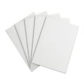 Stack of white paper sheets isolated on white background Royalty Free Stock Photo