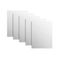 Stack of white paper sheets isolated on transparent background Royalty Free Stock Photo