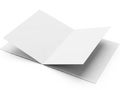 Stack of white paper sheets with a shadow effect on a white background isolated on white background Royalty Free Stock Photo