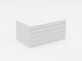Stack of white printer paper on a clean surface Royalty Free Stock Photo