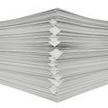 Stack of white printer paper Royalty Free Stock Photo