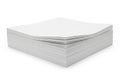 Stack of white printer paper Royalty Free Stock Photo