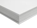 Stack of white printer paper in a neat pile Royalty Free Stock Photo