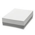 Stack of white printer paper Royalty Free Stock Photo
