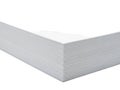 Stack of white printer paper ready for use Royalty Free Stock Photo
