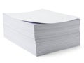 Stack of white printer paper ready for use Royalty Free Stock Photo