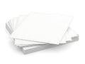 Stack of white printer paper sheets Royalty Free Stock Photo