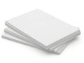 Stack of white pristine paper sheets Royalty Free Stock Photo