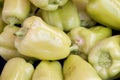 Stack of White sweet pepper Royalty Free Stock Photo