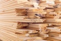 Stack of wood boards for construction or Royalty Free Stock Photo