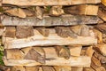 Stack wood Royalty Free Stock Photo