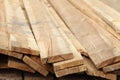 Stack of wooden boards. Royalty Free Stock Photo