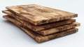 Stack of Wooden Boards Royalty Free Stock Photo